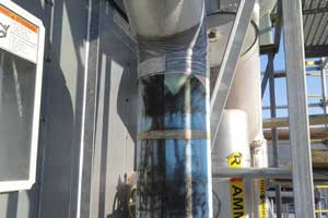 Ammonia Piping to Air Handler
